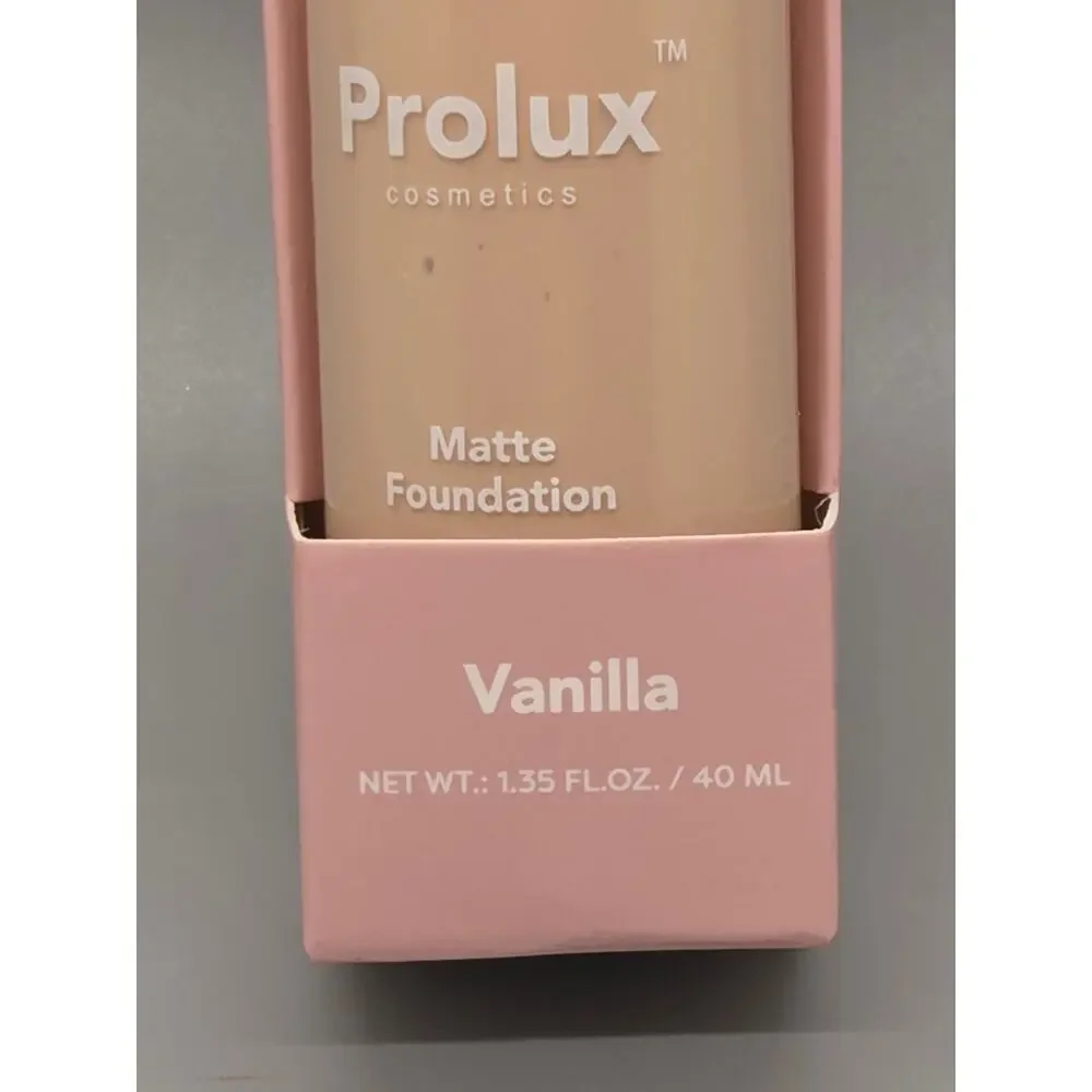 Prolux Cosmetics Matte Foundation In Vanilla